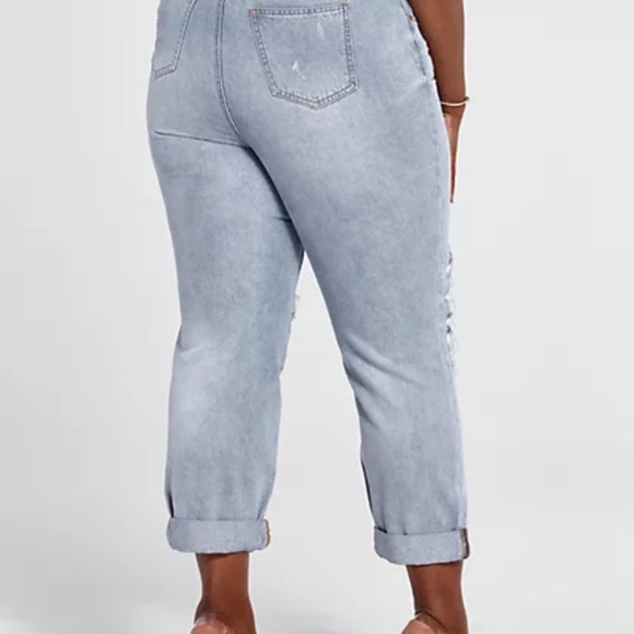 High Rise Relaxed Fit Straight Leg Jeans - Picture 2 of 4